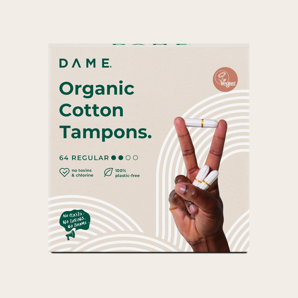 Organic Cotton Tampons (64x regular)