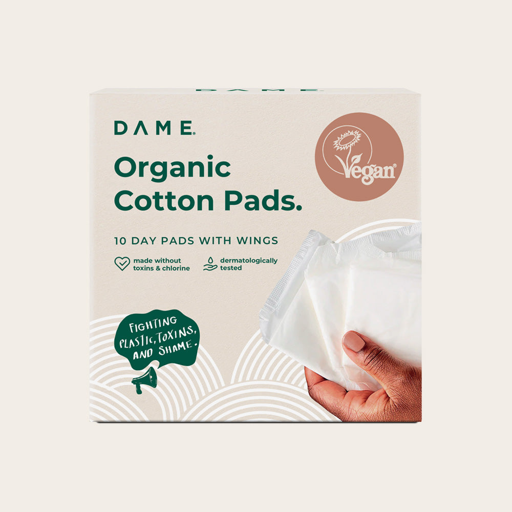 DAME (Case of 12x) 10-pack Disposable Cotton Pads