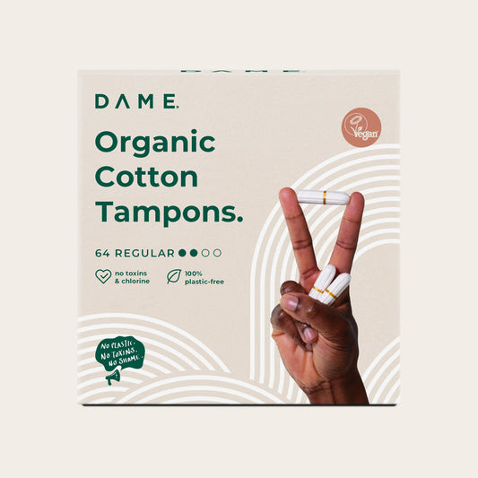 Organic Cotton Tampons (64x regular)